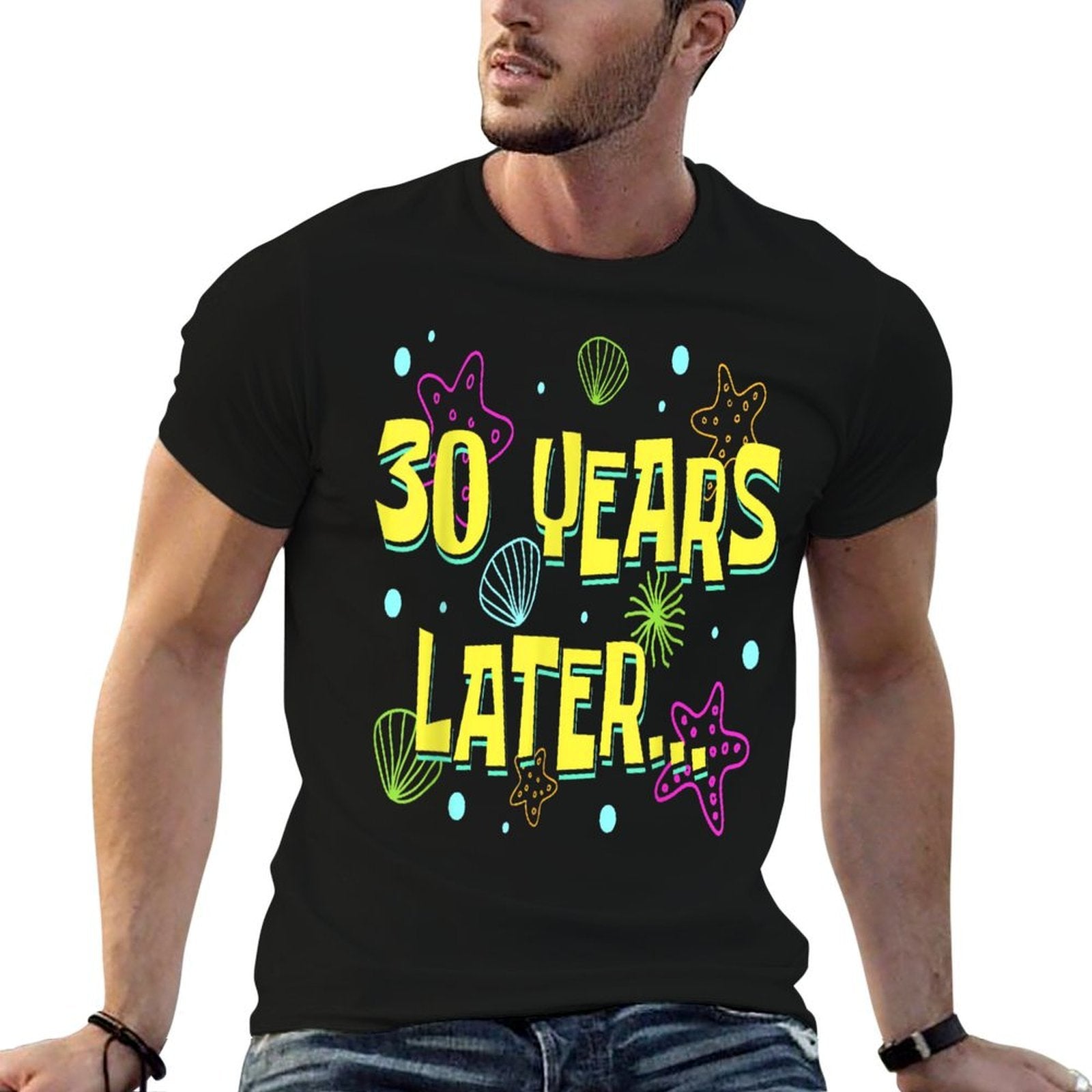 30 Years Later 30 Years Old Meme Funny 30th Birthday Party  Versatile T-Shirt