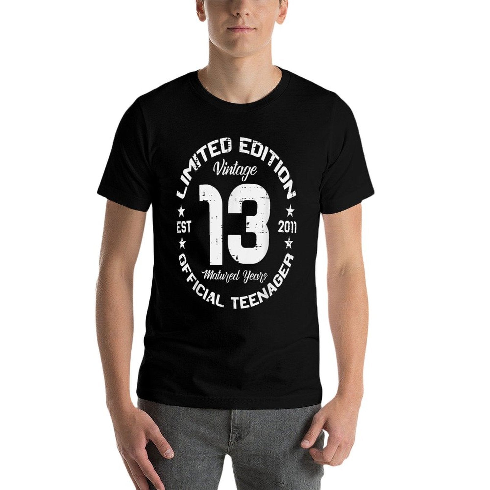 13 Limited Edition Officialnager 13th Birthday Bday Boys  Durable T-Shirt