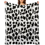 Cow Print Durable Throw Blanket