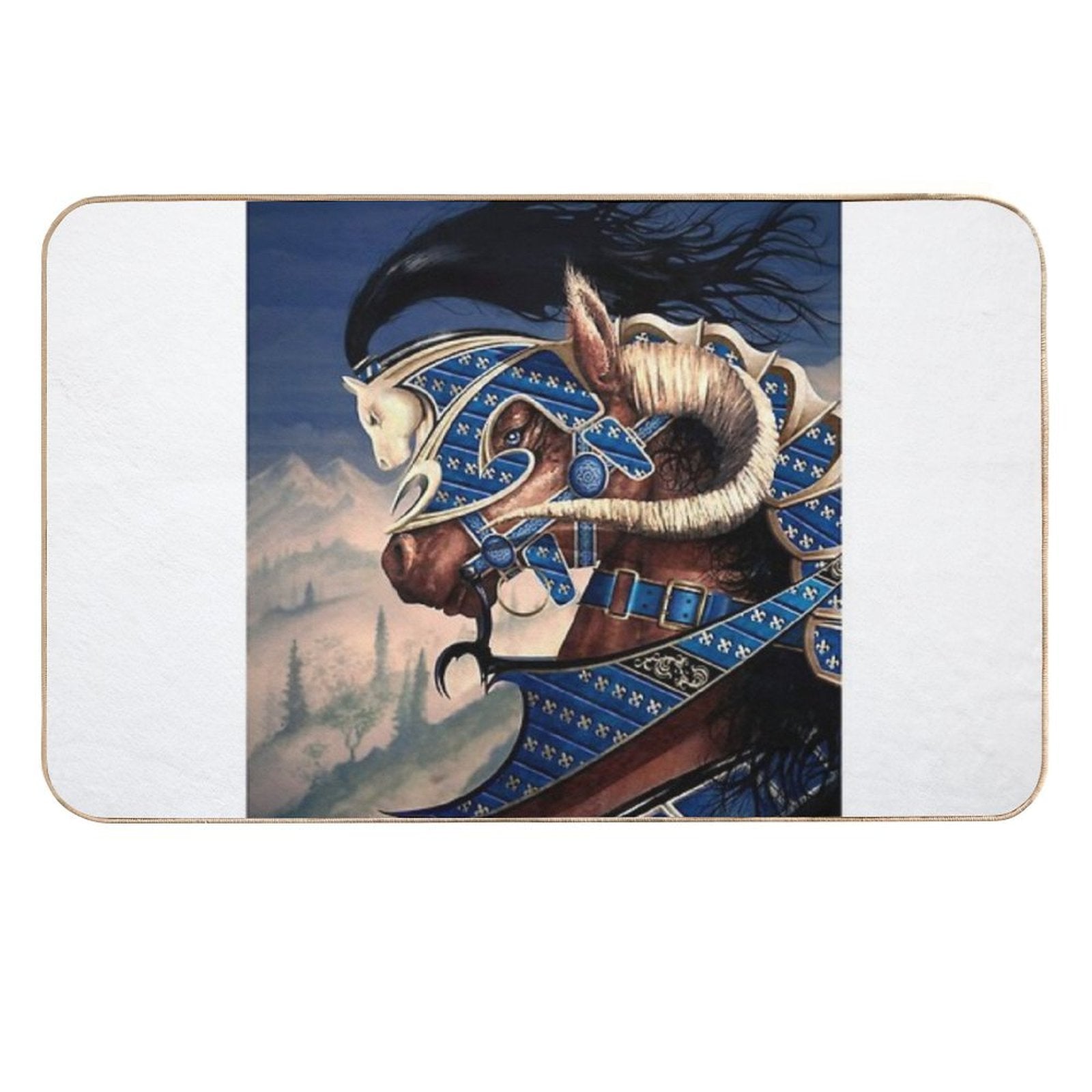 Yuellas The Bulvaen Horse  Multi-Purpose Bath Mat