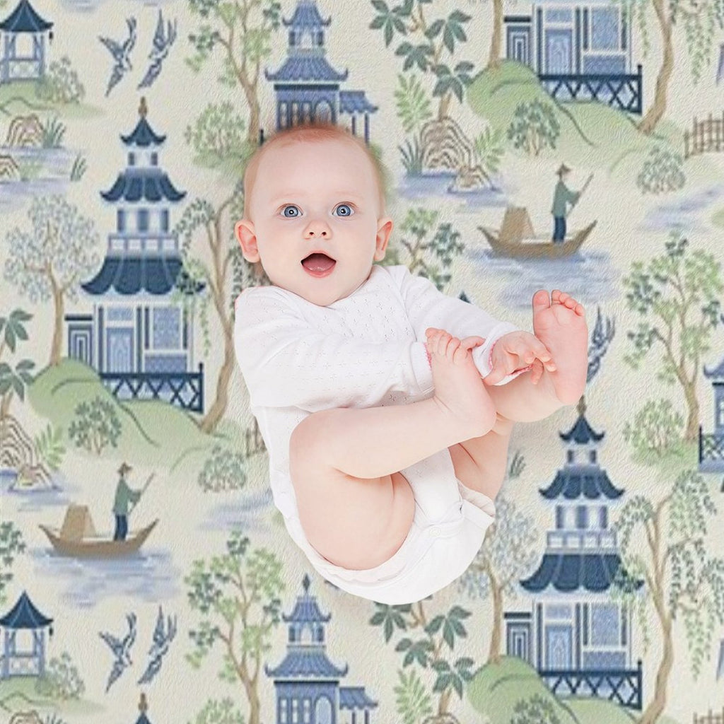 Chinoiserie Versatility Throw Blanket