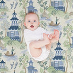 Chinoiserie Versatility Throw Blanket