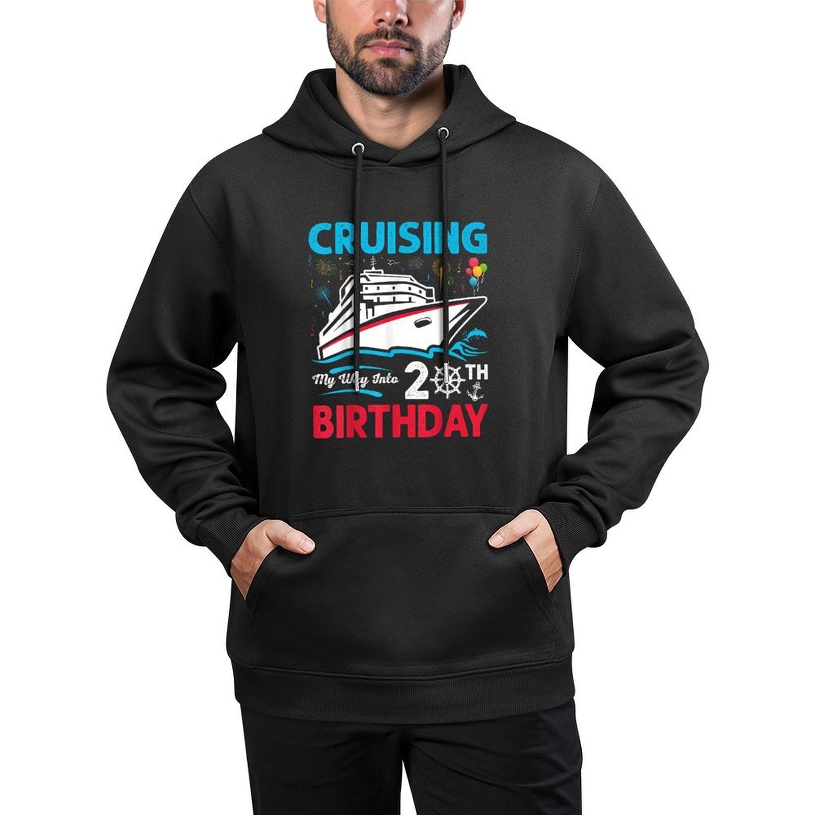 20th Birthday Cruising My Way Into 20th Birthday Moisture-Wicking Hoodie