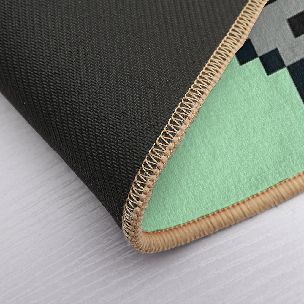 8bit Alien 00001 The Vaporized Visitor  Easy To Clean Bath Mat