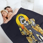 Murder Drones Retro Serial Designation N Shrink-resistant Throw Blanket