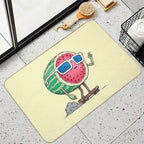 Watermelon Skater  Anti-Trip Bath Mat
