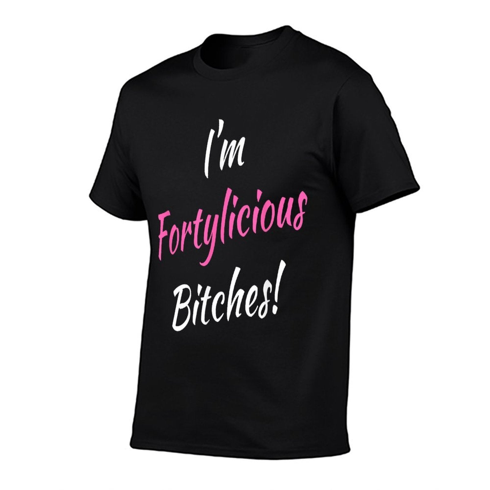 40th Birthday Fortylicious 40 Year Old Women  Summer-ready Fabric T-Shirt