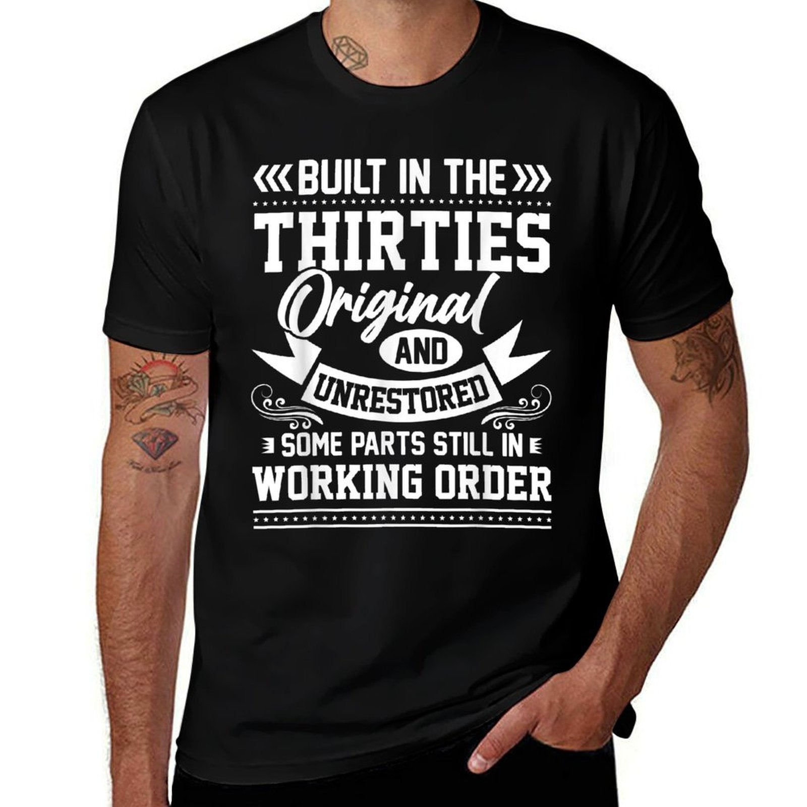 Built In The Thirties Original - 30 Years Old 30th Birthday  Versatile T-Shirt