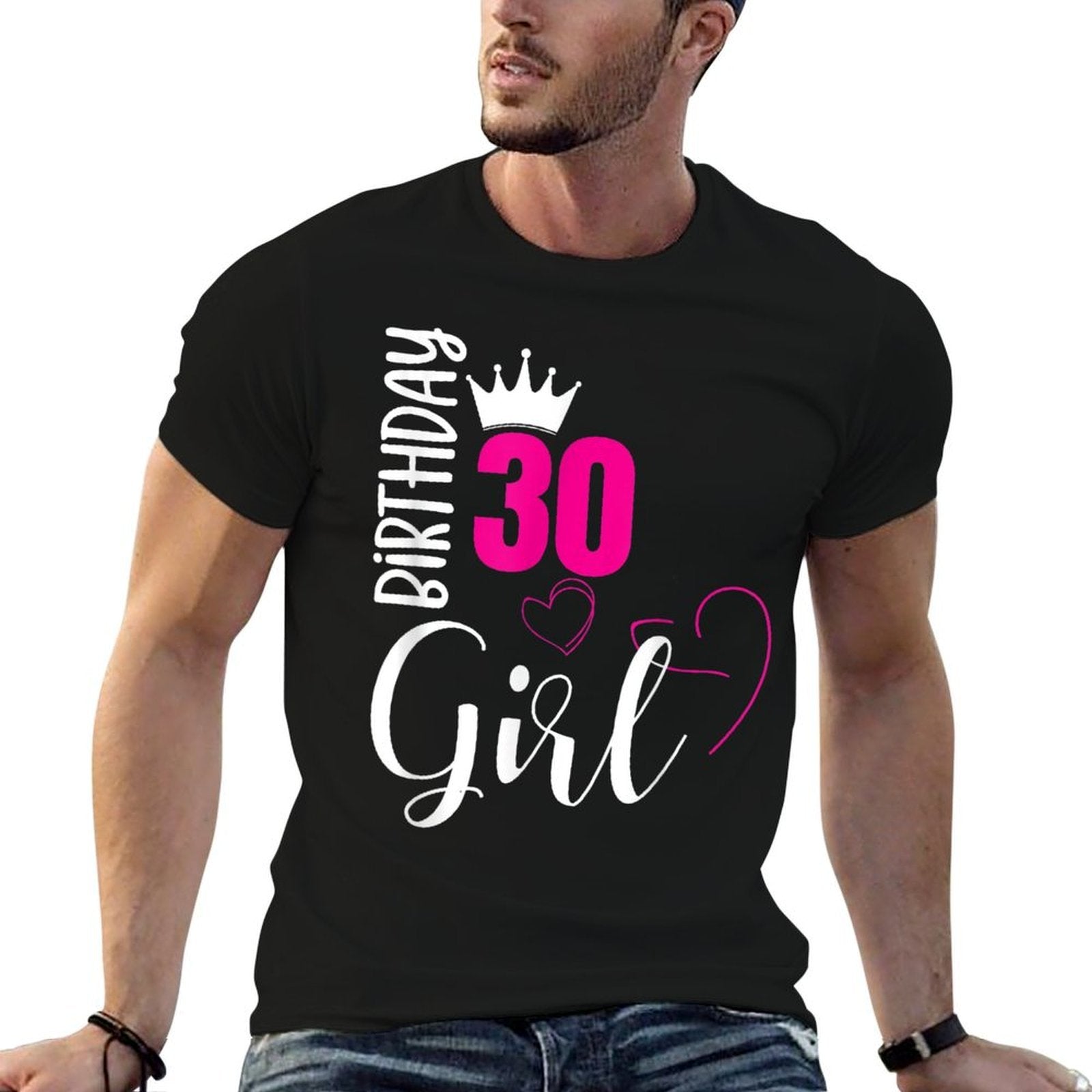 30 Birthday Girl Happy 30th Birthday  Easy-care T-Shirt
