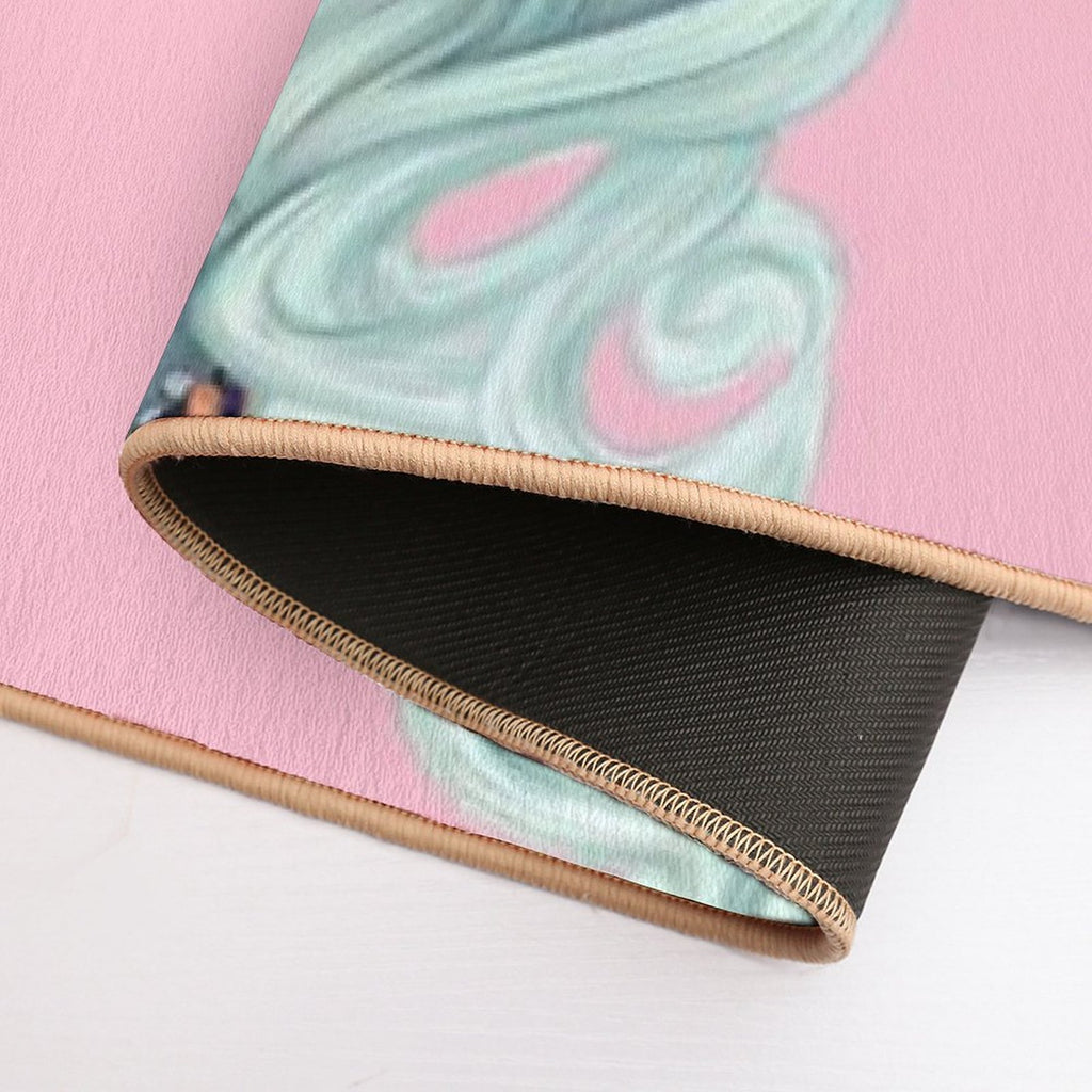 Tsuru Origami Girl  Multi-Purpose Bath Mat