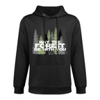May The Forest Be With You Funny Earth Day T-Shi Breathable Fabric Hoodie