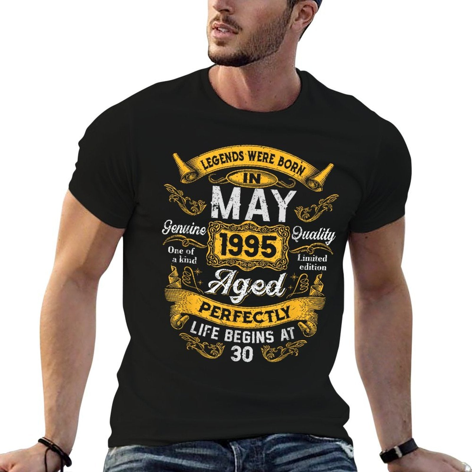 30th Birthday The Real Legends May 1995 30 Years Old For Men  Lightweight T-Shirt