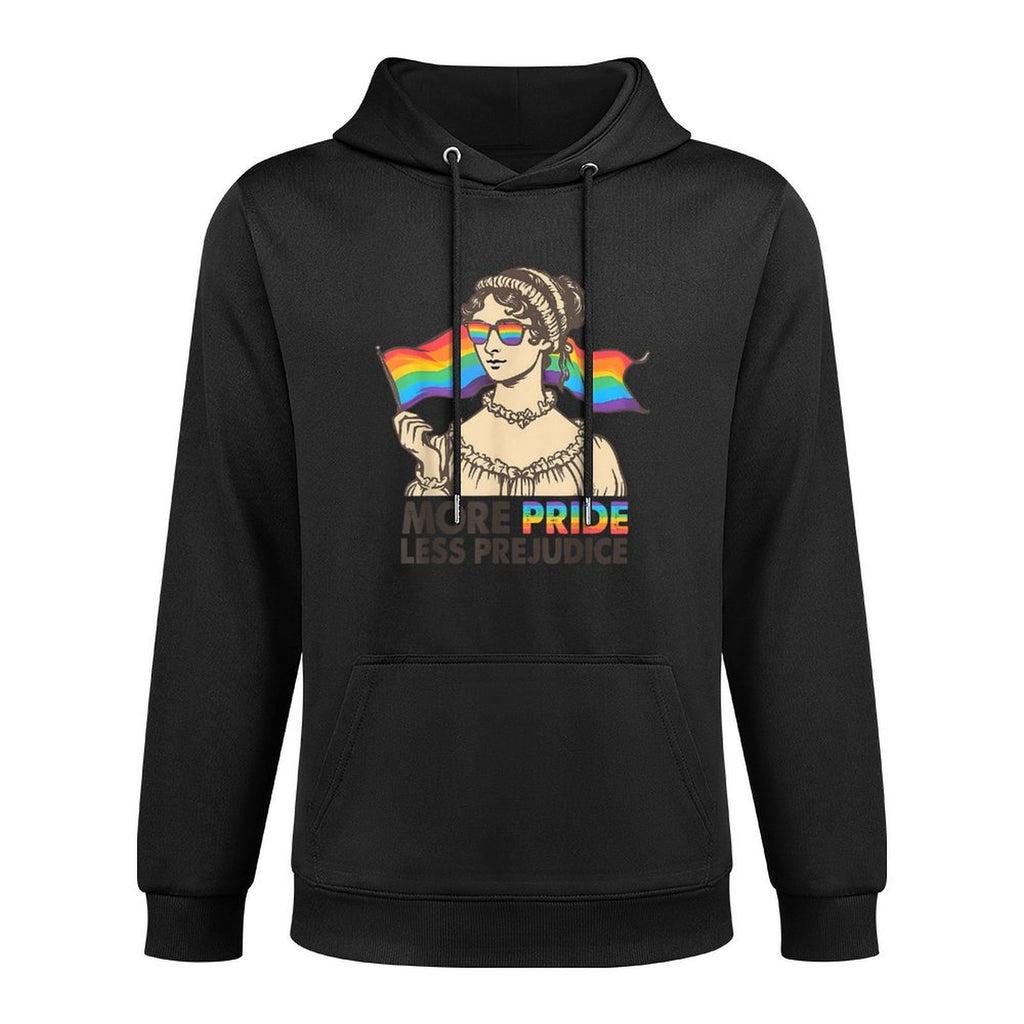 More Pride Less Prejudice Pride Month LGBTQ Gay Lesbian Unisex Design Hoodie