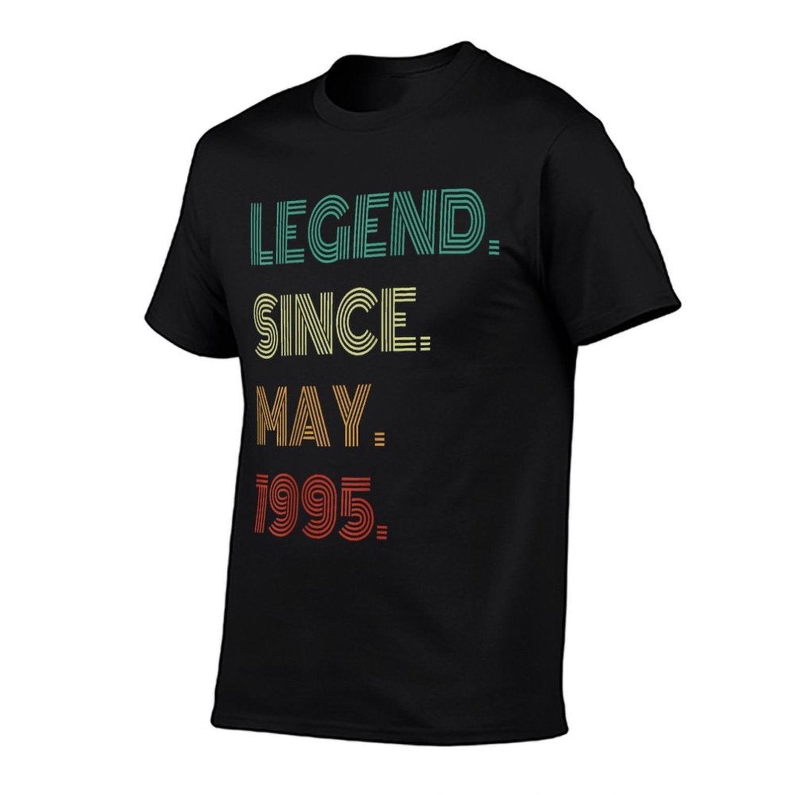 30 Years Old Legend Since May 1995 30th Birthday  Heathered Texture T-Shirt