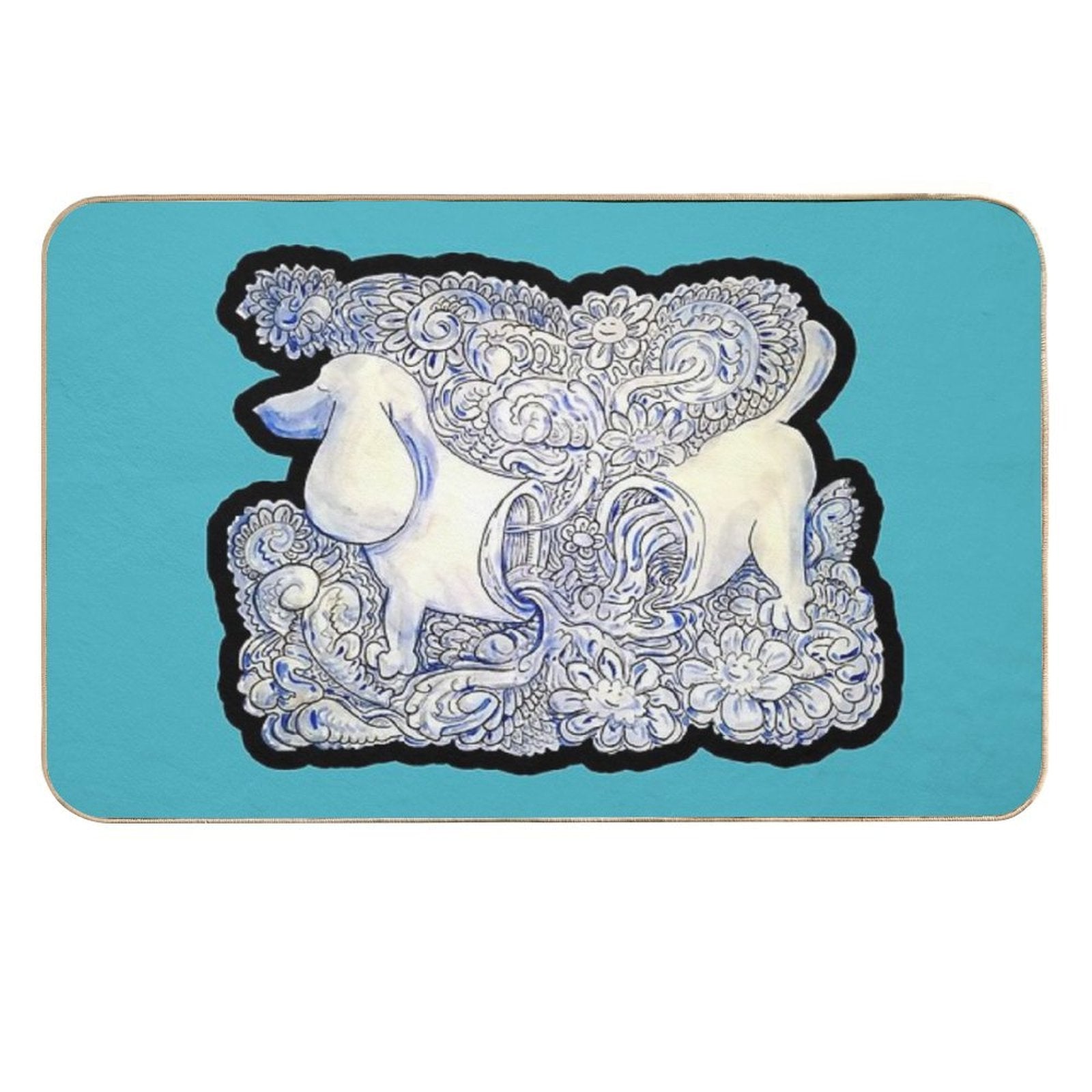 Mystic Weiner  Dirt-Trapping Bath Mat