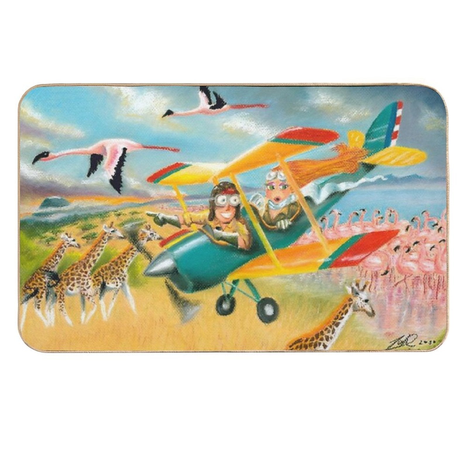 Africa  Multi-Purpose Bath Mat