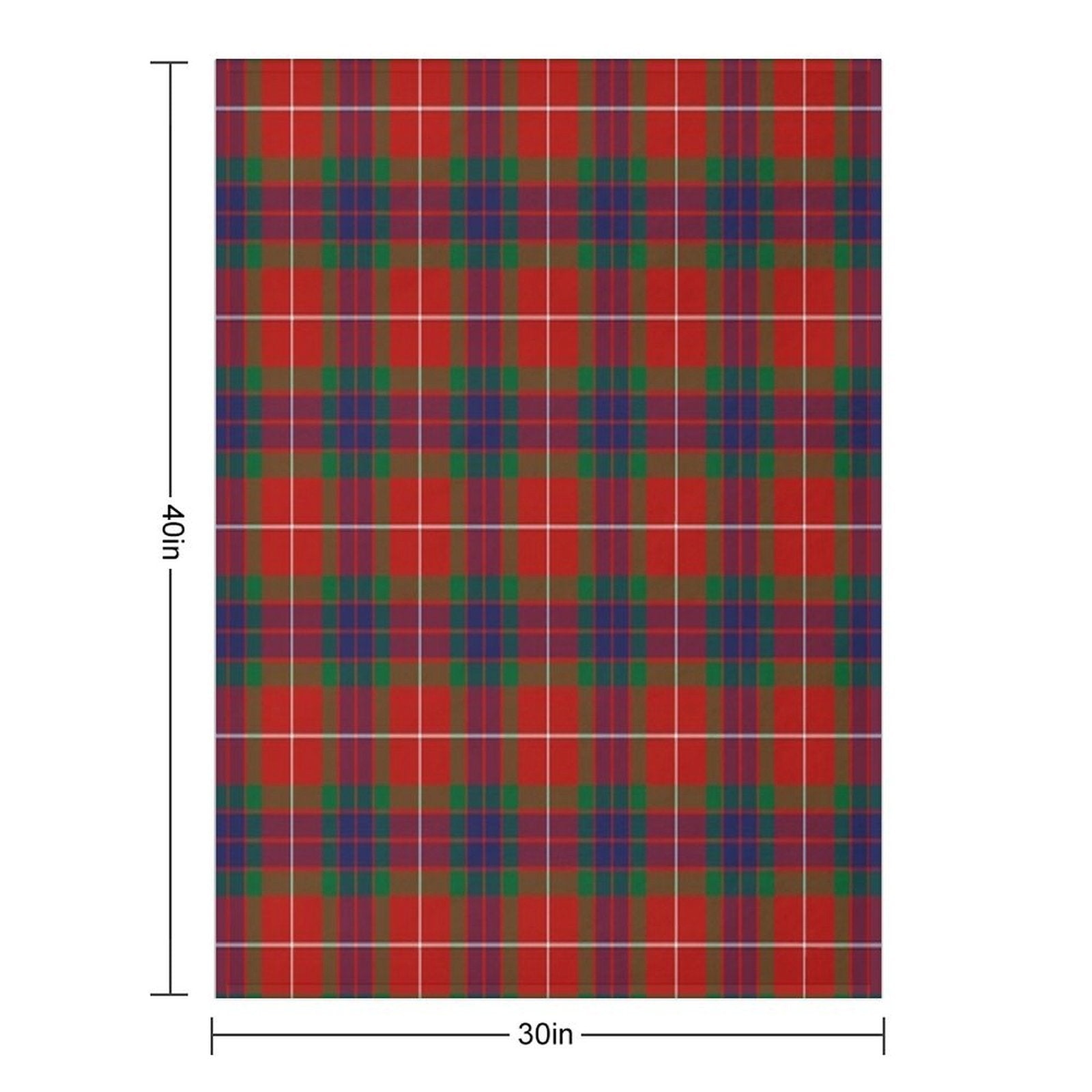 SIMPSON Tartan  Clan And Family Name Tartan Pattern Gift-ready Throw Blanket