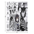 Iguro Obanai Machine-washable Throw Blanket