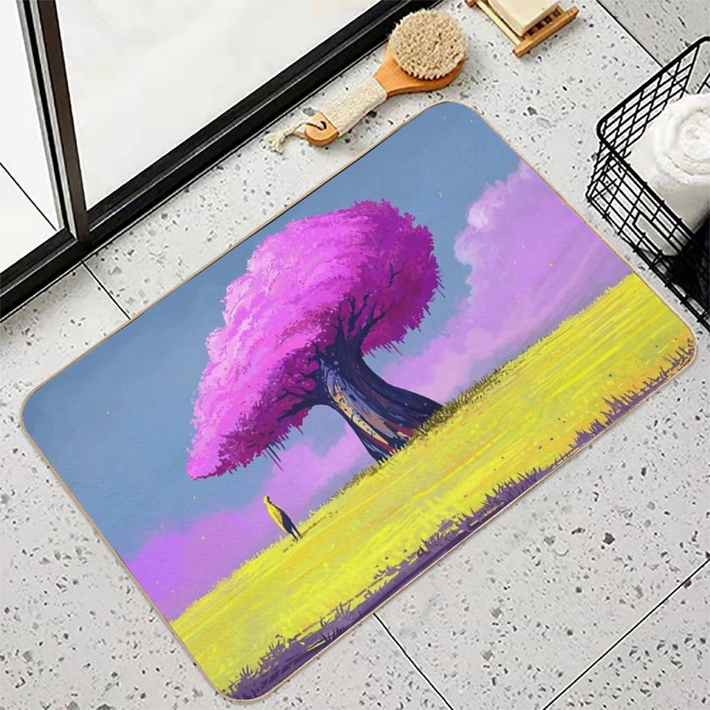 Sakura And Steppe Durable Bath Mat