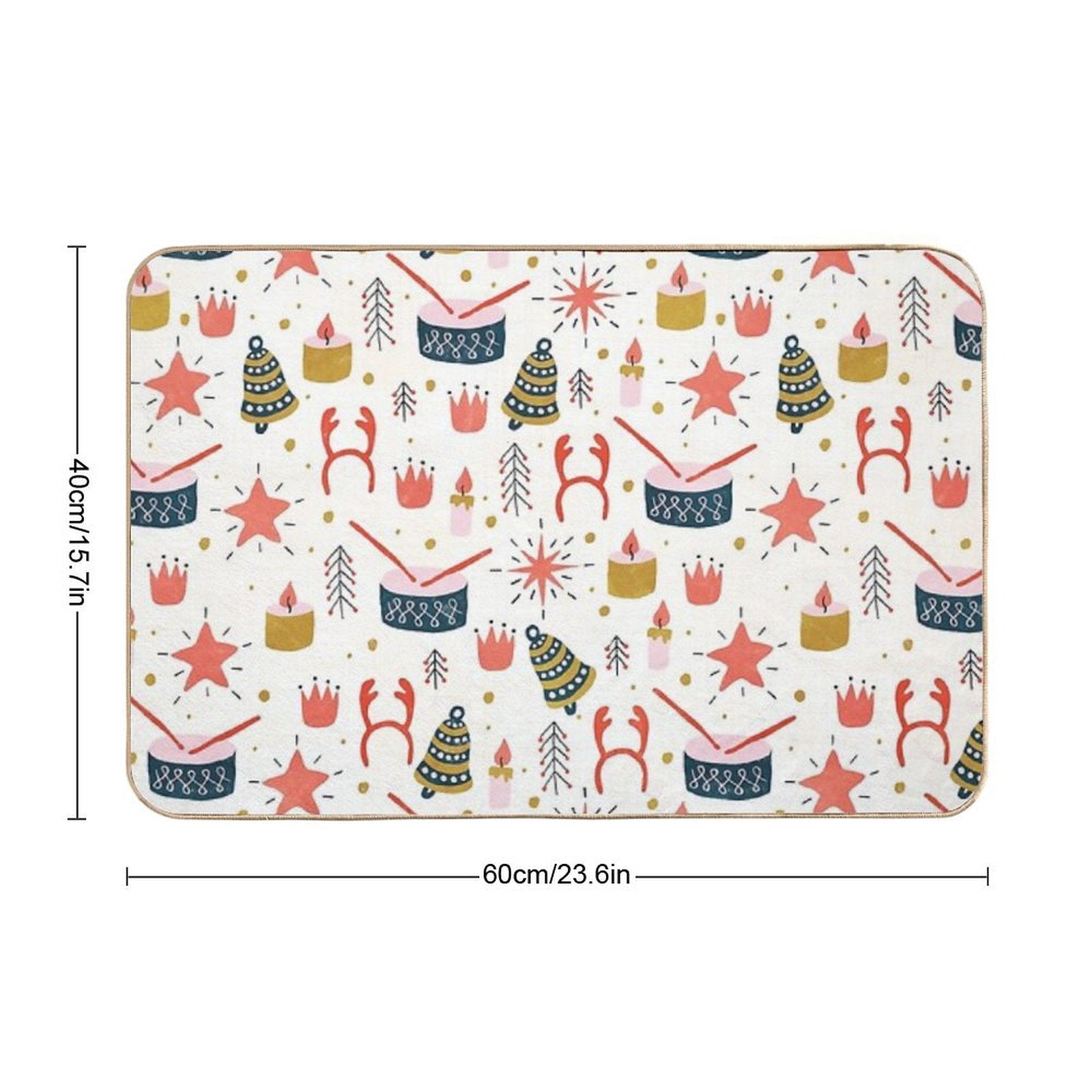 Christmas with Toys  Toxin-Free Bath Mat