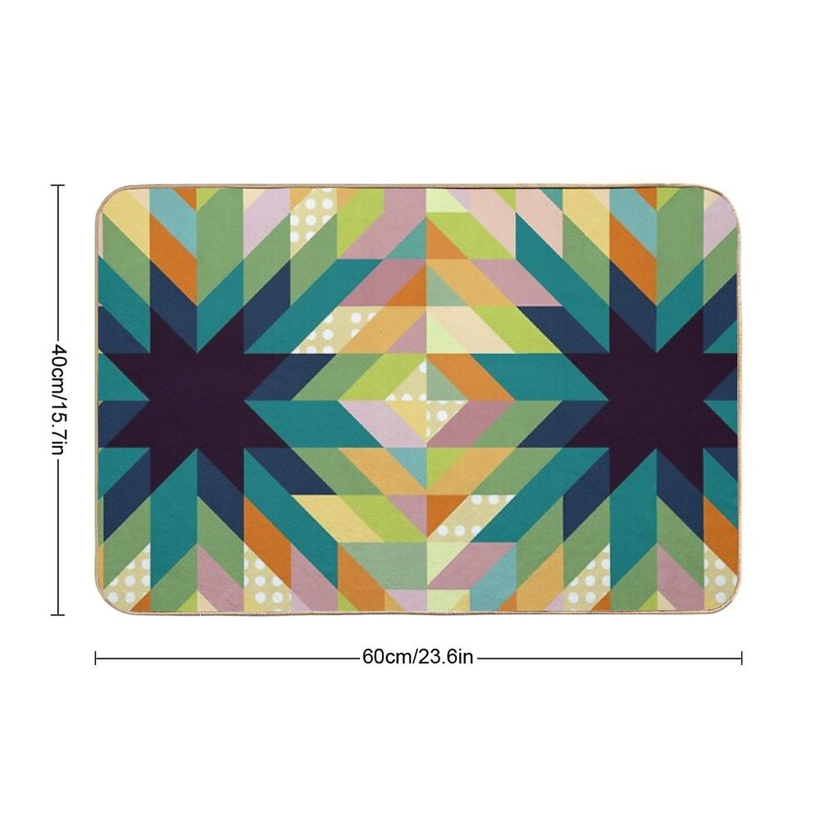 Winter Lights  Rapid-Drying Bath Mat