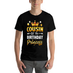 Cousin Of The Birthday Princess Birthday Girl Party Family  Eco-friendly Material T-Shirt