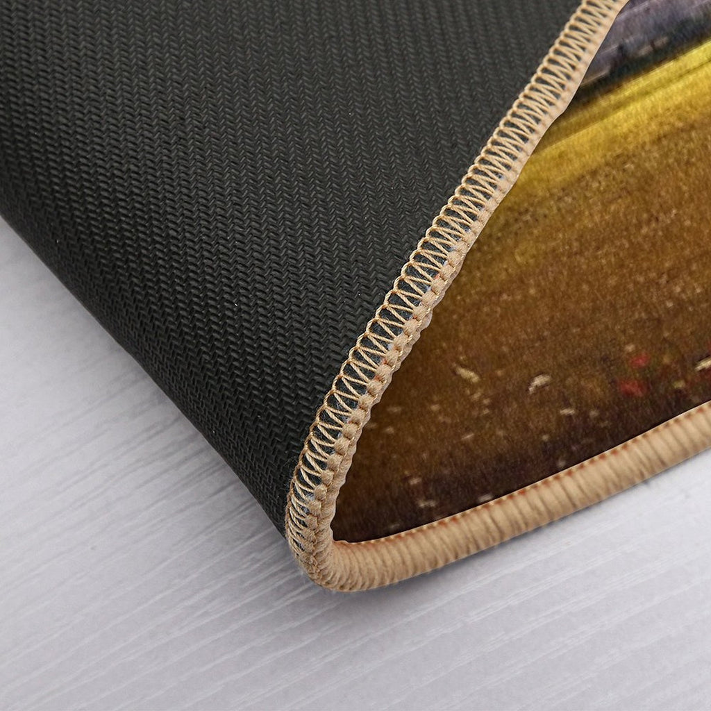 The Colorful Storm  Fade-Resistant Bath Mat