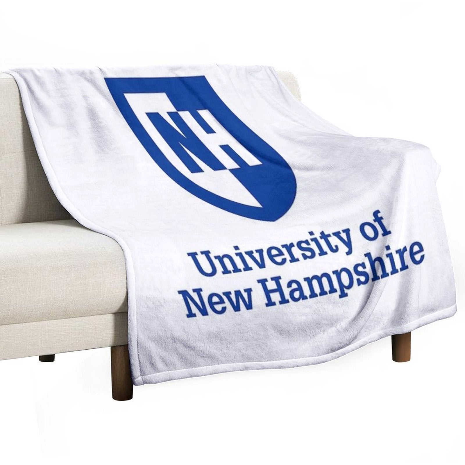 New Hampshire College Shrink-resistant Throw Blanket