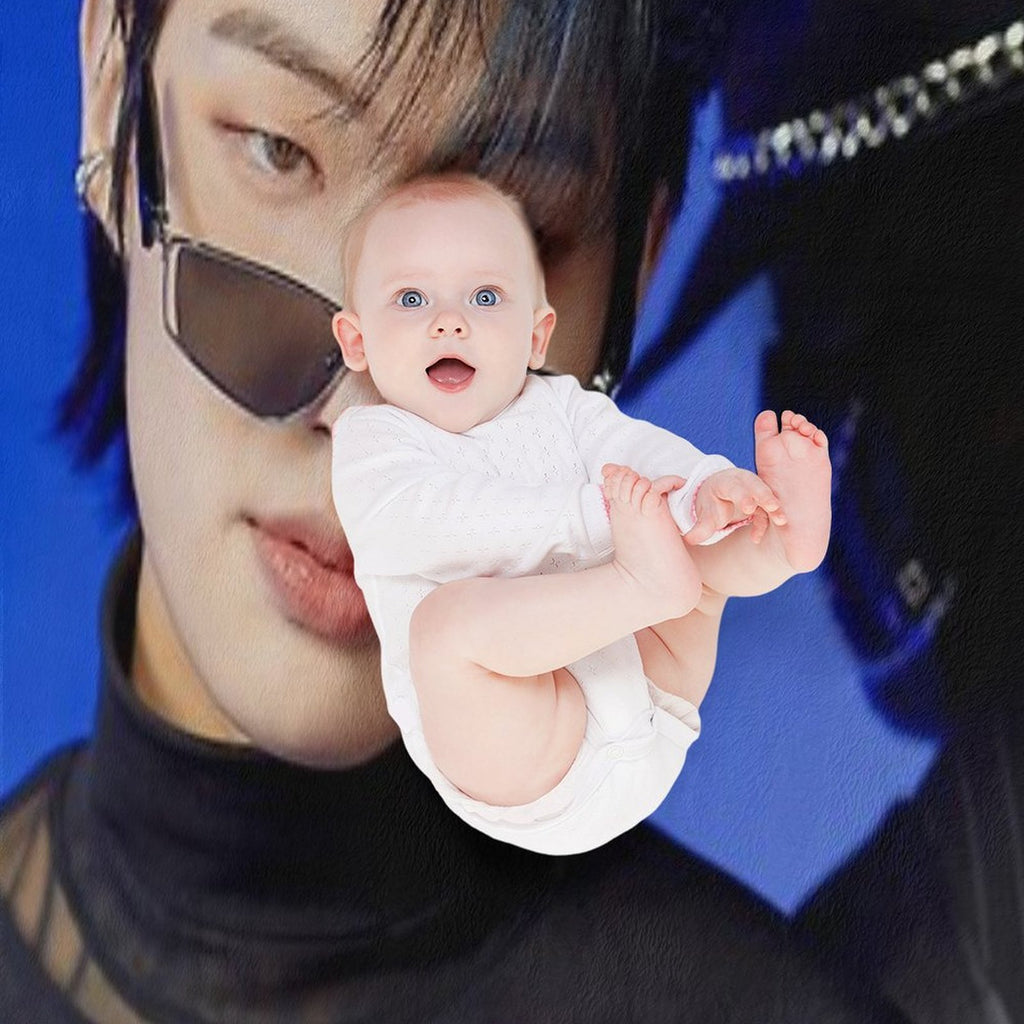 Mingi - Ateez Machine-washable Throw Blanket