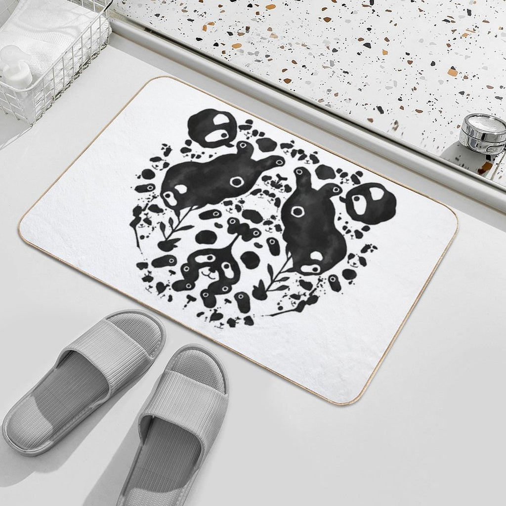 Bamboo Forest  Stain-Proof Bath Mat