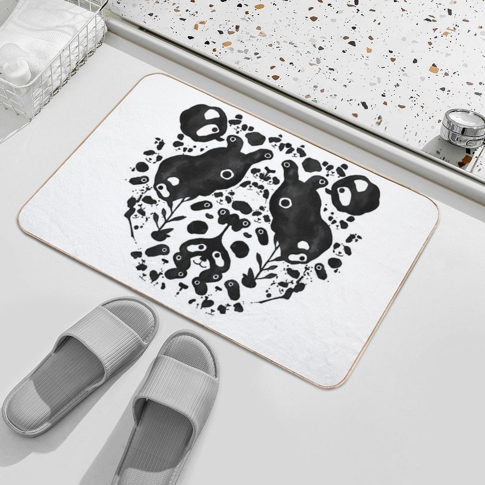 Bamboo Forest  Stain-Proof Bath Mat