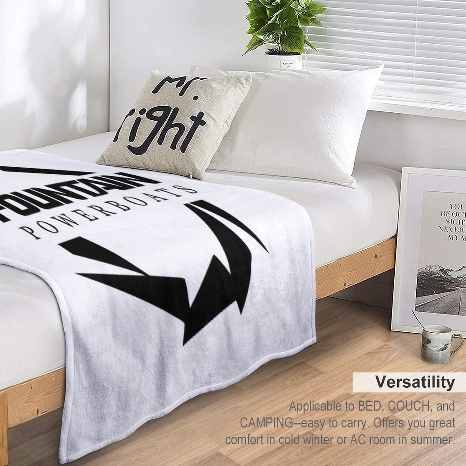 Fountain Powerboats Boat Comfort Throw Blanket