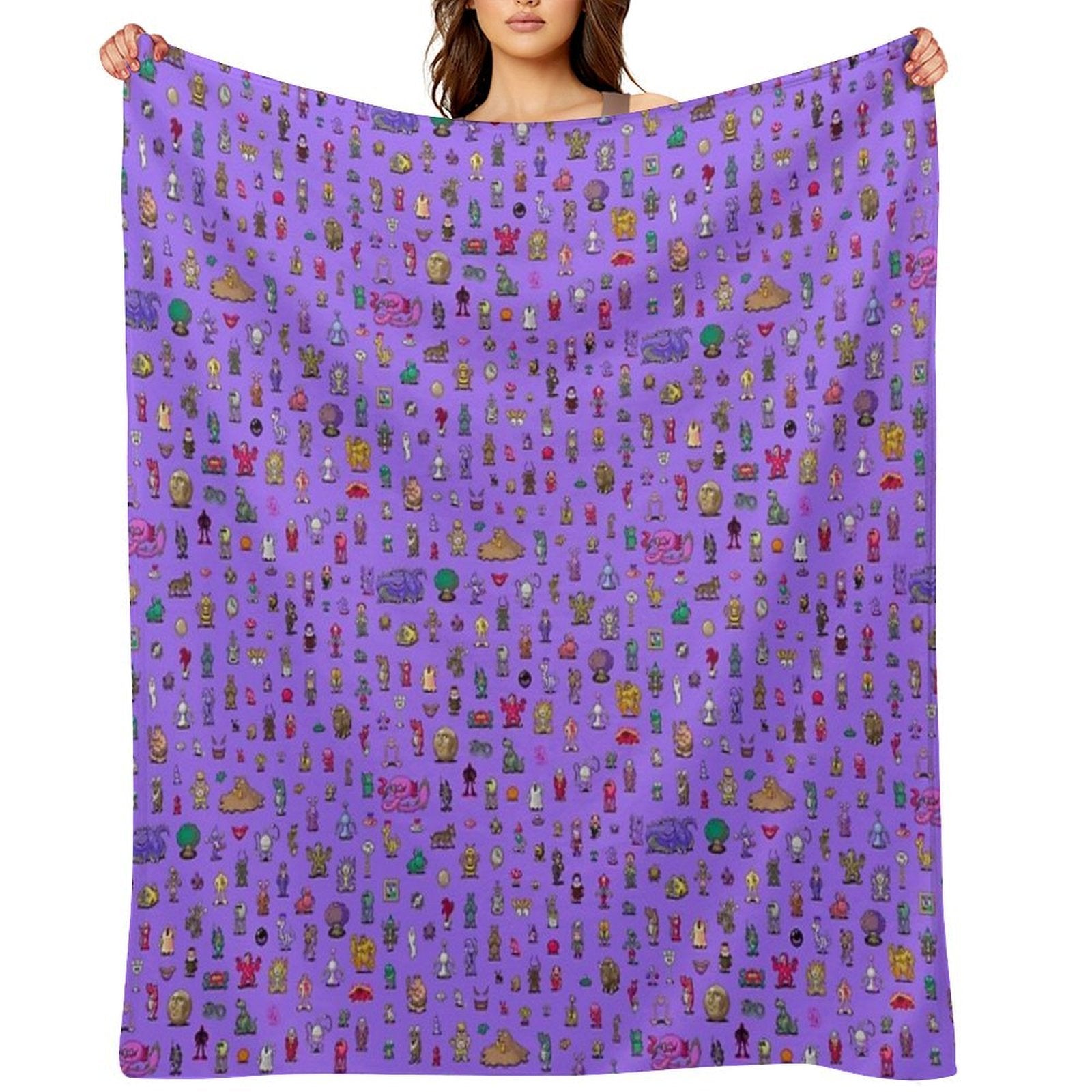 Earthbound Mega Sprite Sheet Comfort Throw Blanket