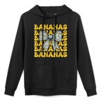 Retro Bananas Last Name Coquette Bow Women Girls Kids Relaxed Fit Hoodie