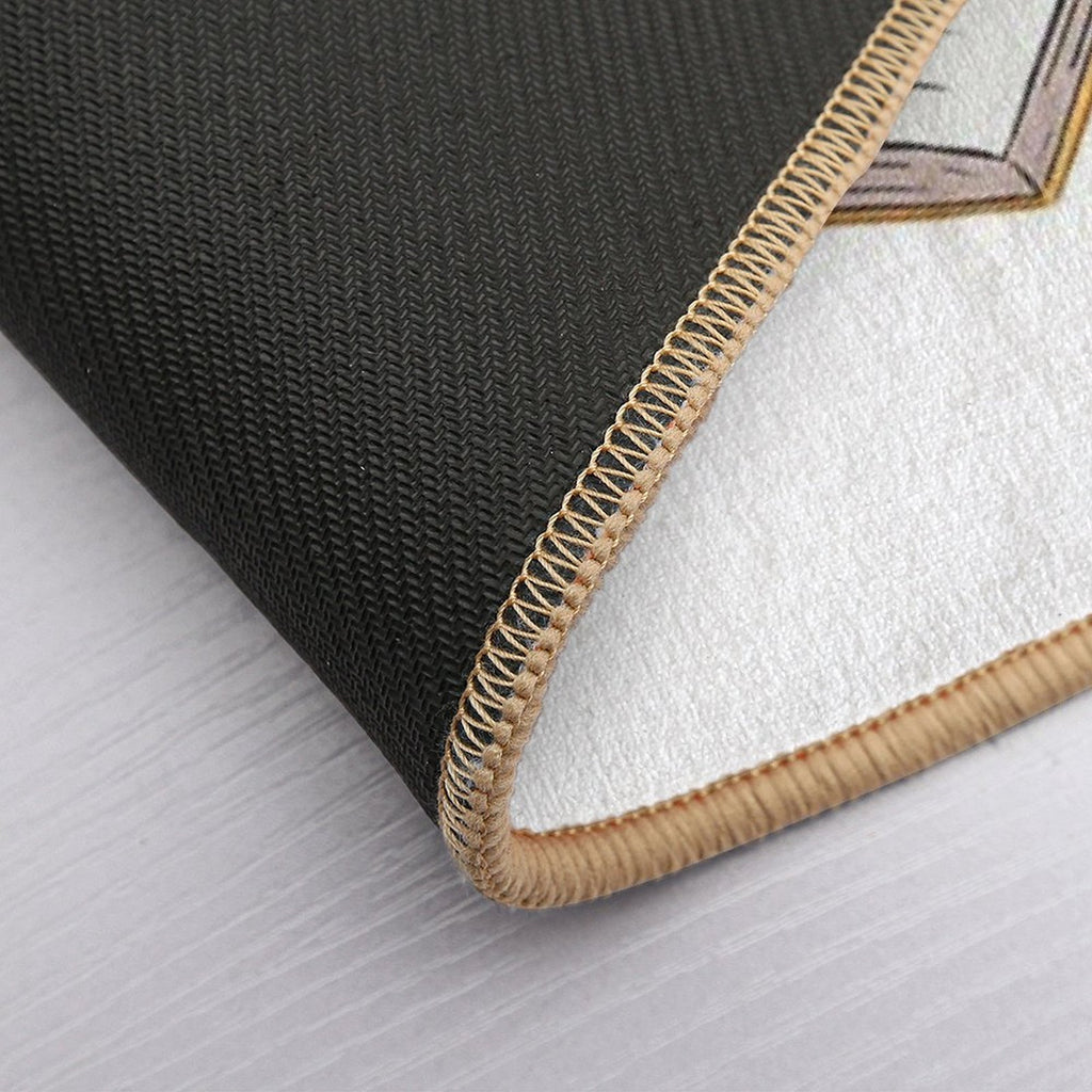 Guinea Pig Reading A Book  Easy To Clean Bath Mat