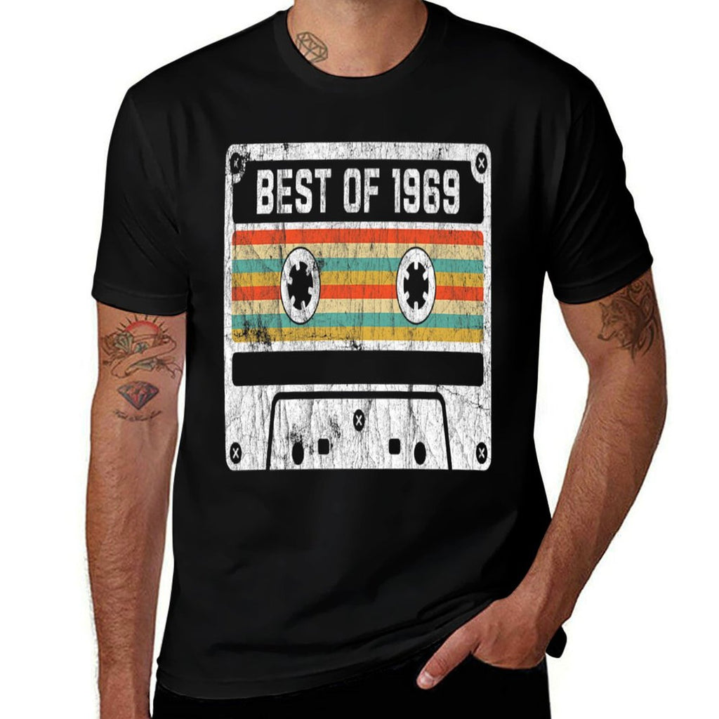 50th Birthdays For Men Women - Best Of 1969 Premium  Polyester Blend T-Shirt