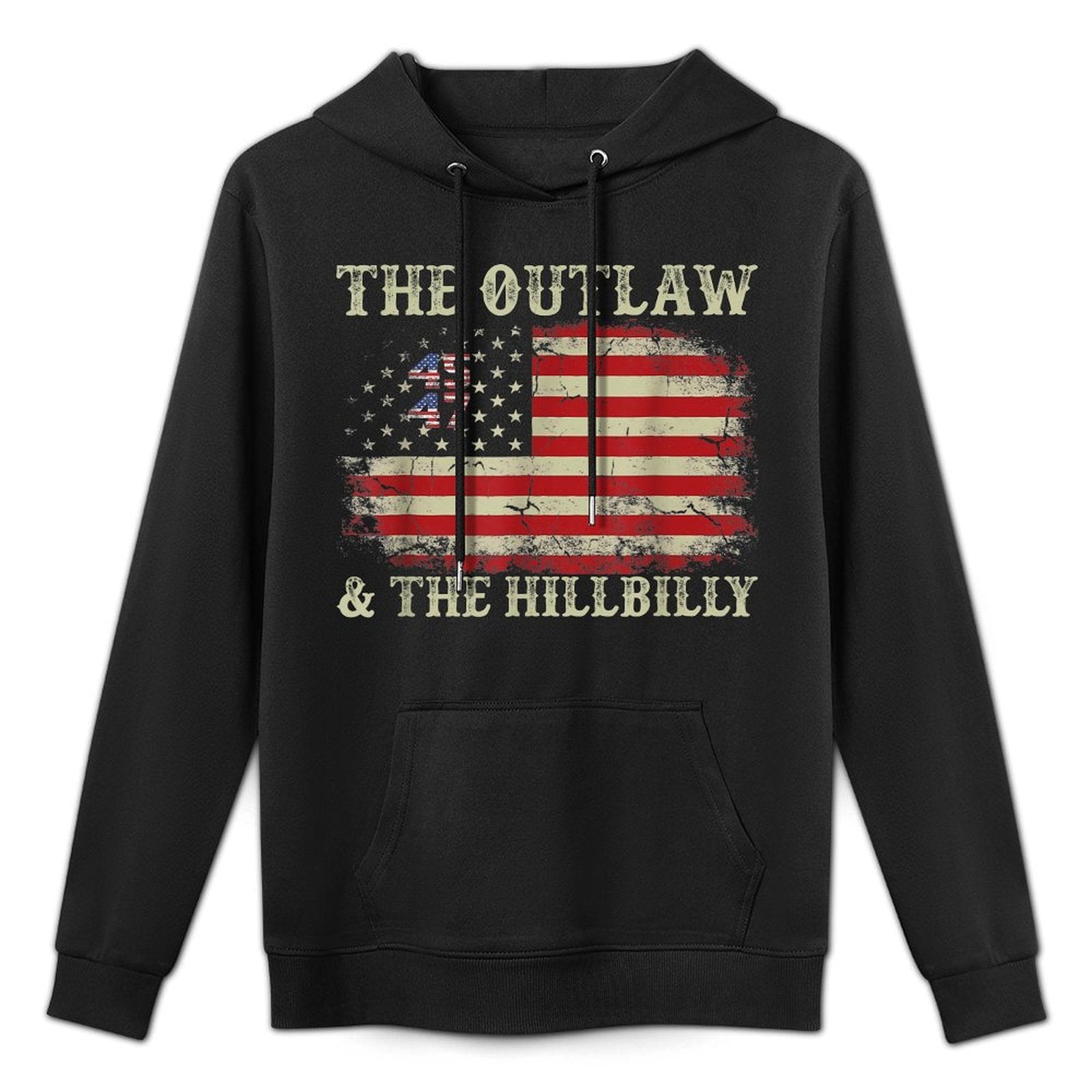 Trump Vance 2024 Donald Trump J.D. Vance Outlaw & Hillbilly All-Day Comfort Hoodie