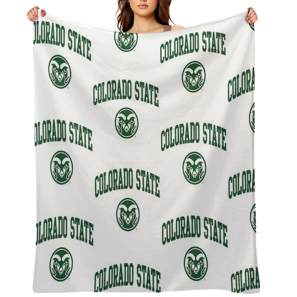 Colorado State University Machine-washable Throw Blanket