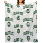 Colorado State University Machine-washable Throw Blanket