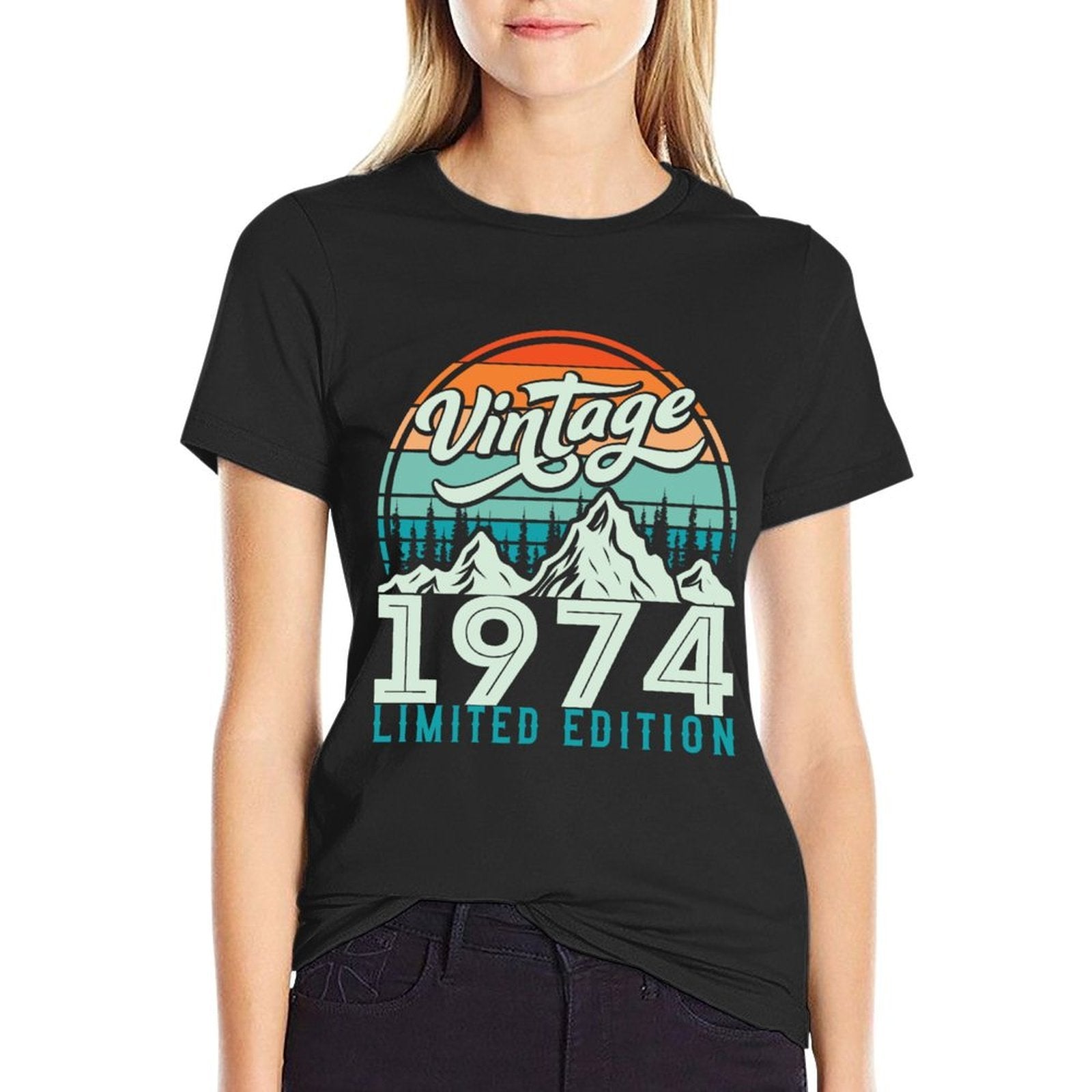 50 Year Old Vintage 1974 Limited Edition 50th Birthday  Easy-care T-Shirt