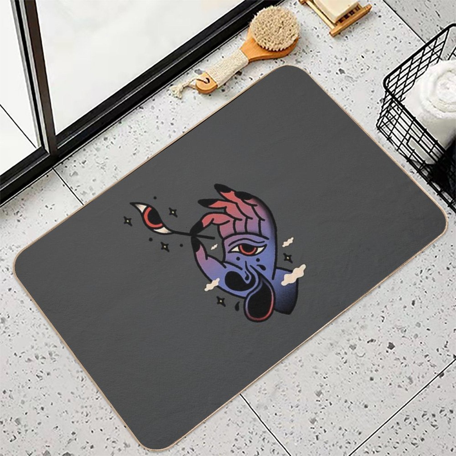 Midnight Eye  High-Traffic Bath Mat