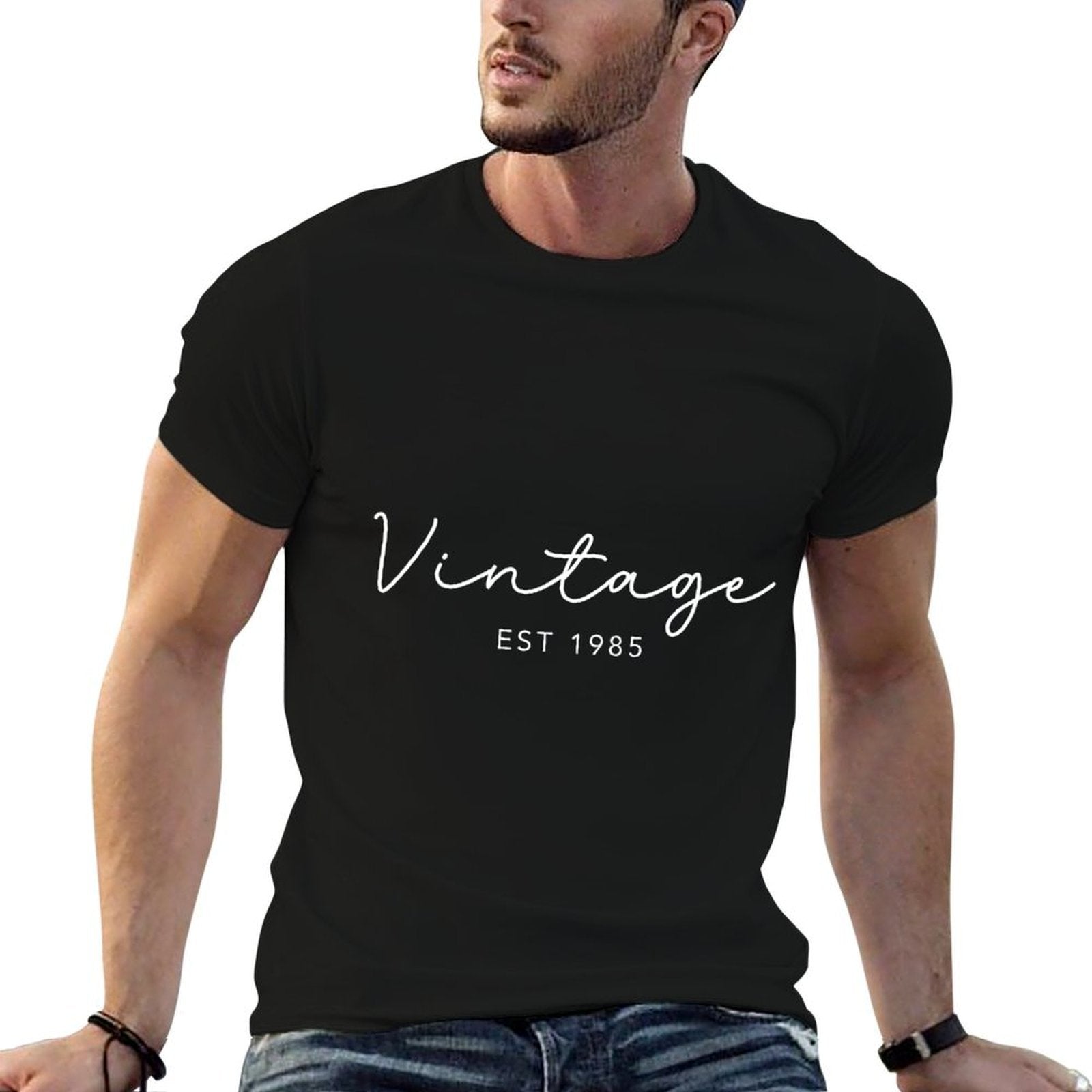 40th Birthday Trendy Vintage Womens 1985 Sweatshirt  Polyester Blend T-Shirt