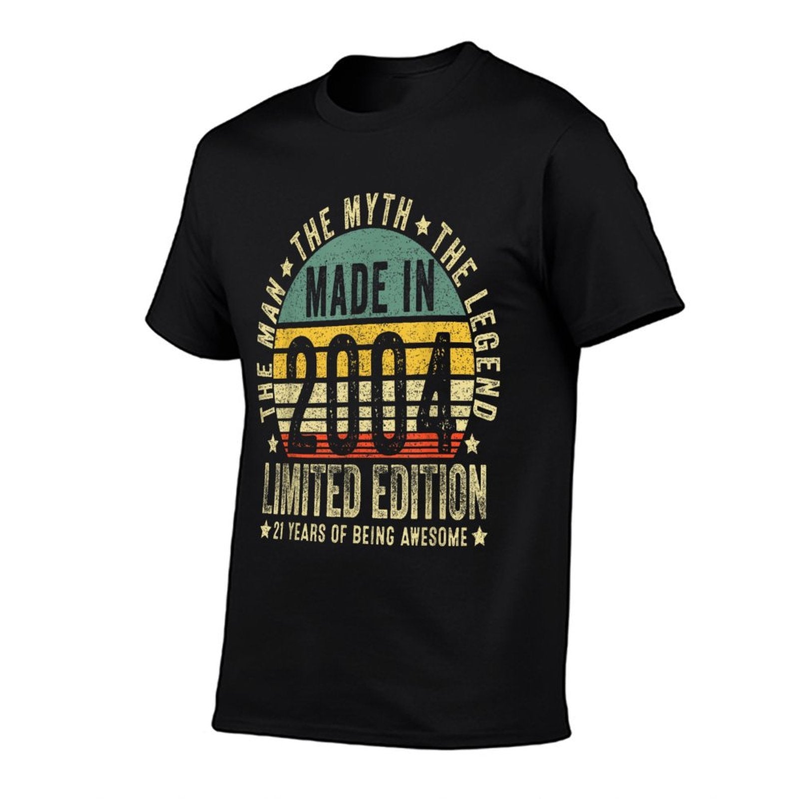 21 Year Old Gifts Vintage 2004 Limited Edition 21st Birthday  Fade-proof Color T-Shirt