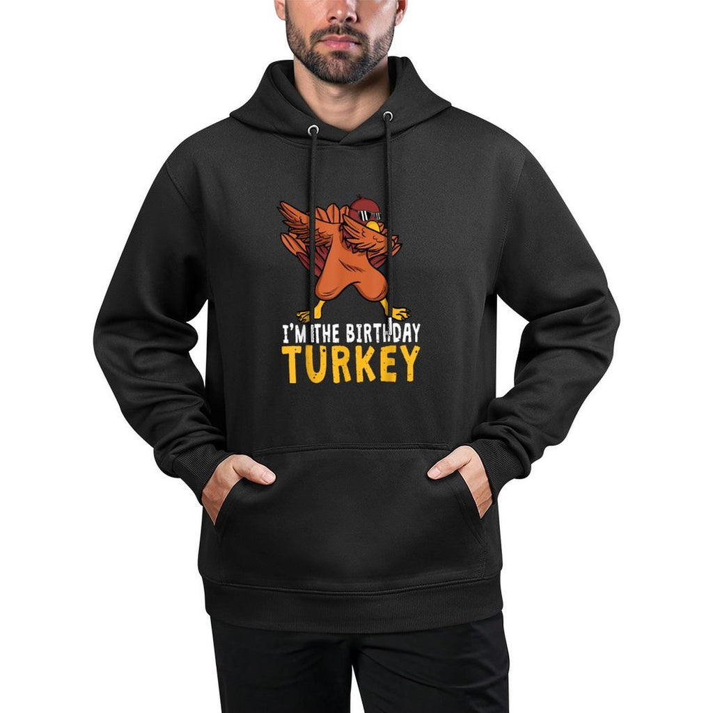 Thanksgiving Birthday Gifts Funny Bday Born on Thanksgiving Versatile Streetwear Hoodie
