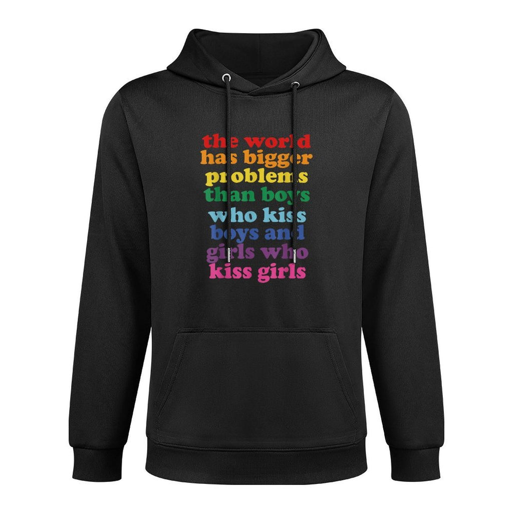 The World Has Larger Problems LGBT Gay Gay Pride Easy Care Hoodie