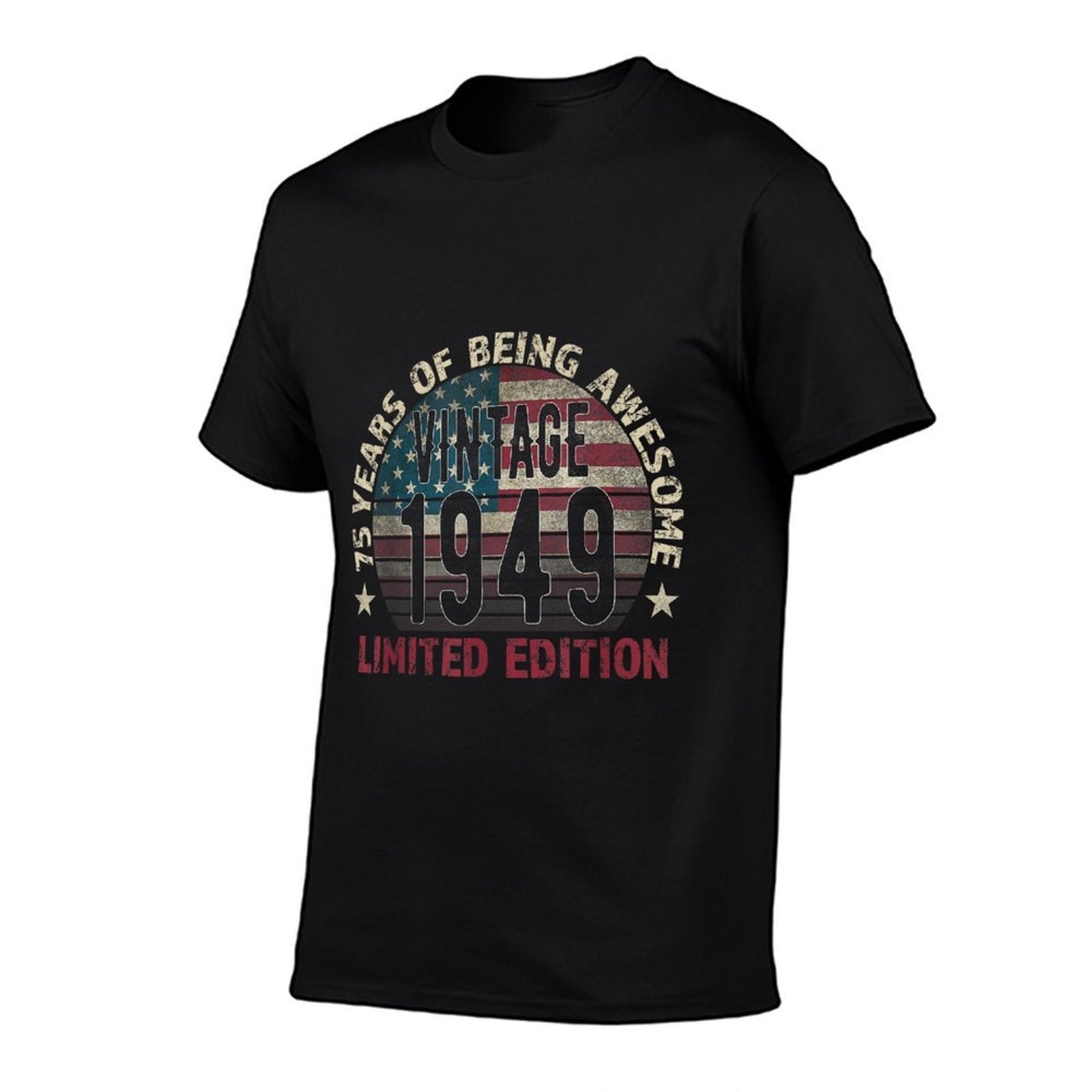 75th Birthday Gift Men Vintage Born 1949 Turning 75 Year Old  Stretchy T-Shirt