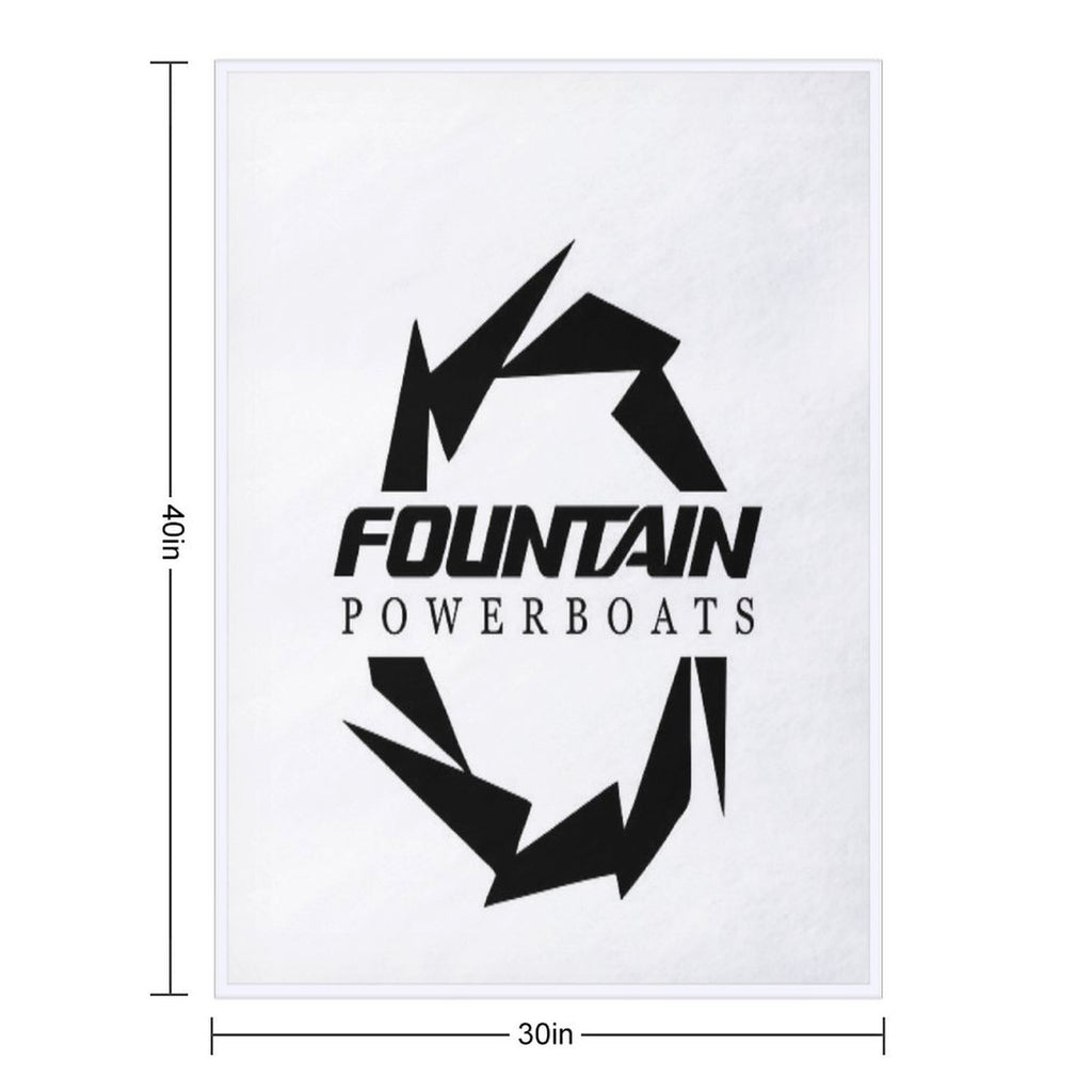 Fountain Powerboats Boat Comfort Throw Blanket