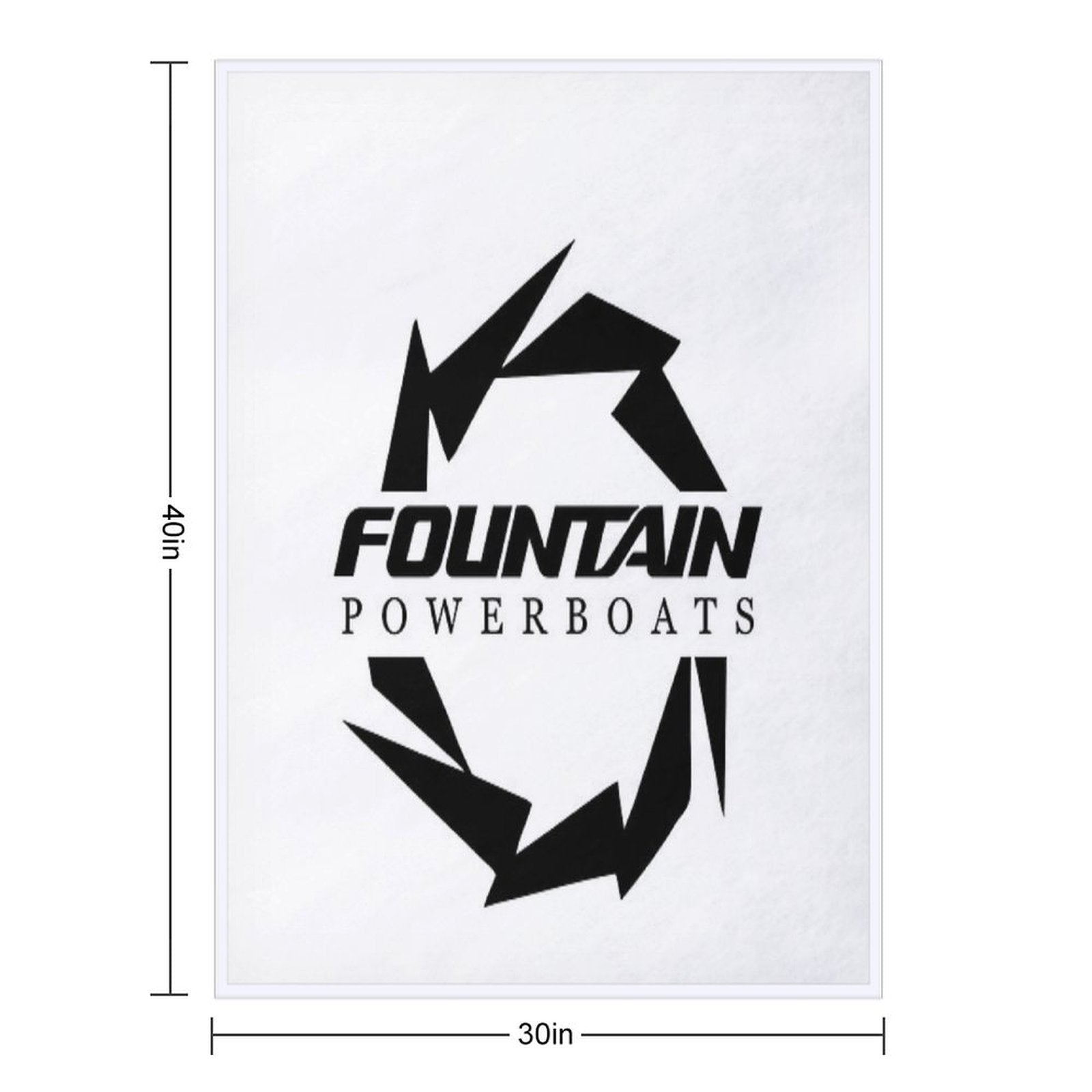 Fountain Powerboats Boat Comfort Throw Blanket