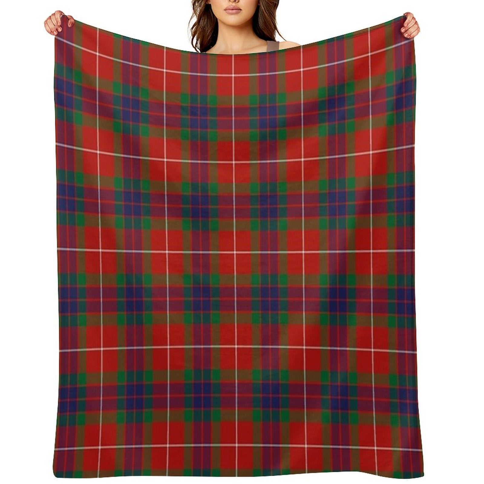 SIMPSON Tartan  Clan And Family Name Tartan Pattern Gift-ready Throw Blanket