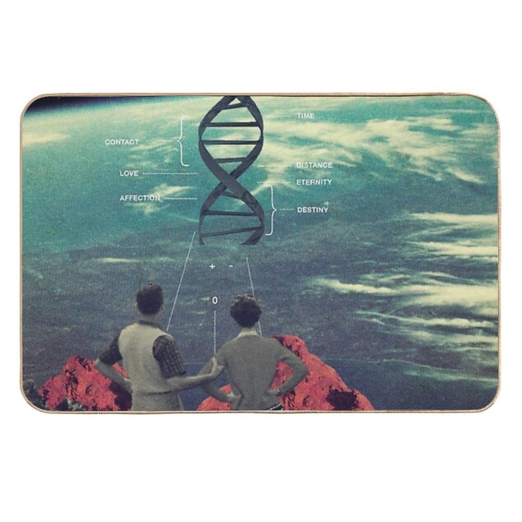 Distance And Eternity  Repositionable Bath Mat
